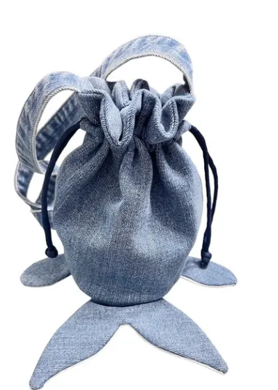Jeans Bucket Bag Whale Bag